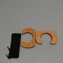 DaisyInner 4 Pcs Wooden Paddle Holder Paddle Hangers Paddle Wall Racks Paddle Storage Keeper Hanging Oar Wall Decor Paddle Board Accessories for Kayak Sup Canoe Dragon Boat Paddles