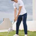 NORTHYARD Men's Joggers Athletic Workout Track Pants Running Gym Training Sweatpants with Zipper Pockets Open Hem (Blue, M)