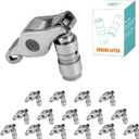AULINK 16Pcs 059109417A Rocker Arms and Hydraulic Valve Lifters Kit For 2009-2016 Audi A3 A6 A7 A8 Q5 Q7 Quattro, For VW Jetta Golf Beetle Passat Touareg 2.0L 3.0L TDI Diesel #03L109521A 059109417A
