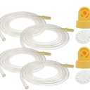 Nenesupply Tubing Compatible with Medela Pump in Style Advanced Breastpump Replacement Parts for Medela Pump Parts Incl. Tubing Valves Membranes
