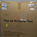 Sportneer Pop-Up Mosquito Net Tent, Instant Setup Camping Shelter for Cot or Ground, Breathable Mesh Bug Screen, Lightweight Portable Bed Canopy for Outdoor Indoor Adults Kids, 86.6''x33.5''x35.4''