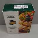 Cuisinart Waffle Maker, 1250W Round Classic Waffle Iron, 5-Setting Adjustable Browning Control, WMR-CANAS, Brushed Stainless