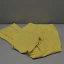 ZFLM Womens Workout High Waist Yoga Flare Leggings with Pockets Gym Running (Small, Light Yellow)