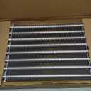 8 Pass Aluminium Transmission Oil Cooler, 5/16" Universal 8 Rows Tube amd Fin Cooler Kit engine with Hose Mounting, Silver