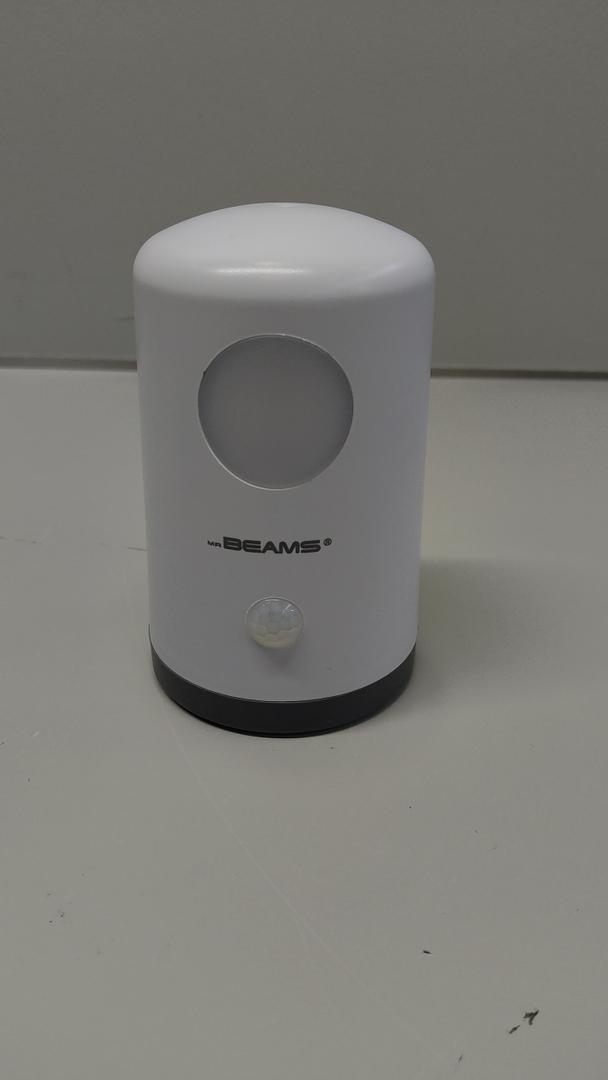 Beams MB750A 20 Lumen Amber Sleep Friendly Wireless Battery Powered Portable Motion Sensing Nightlight, 1-Pack, White