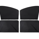 Car Window Shades - 4 Pcs Car Privacy Curtains - 100% Block Light Window Covers - Magnetic Side Window Sun Shade Keeps Cooler for Breastfeeding, Taking a nap, Changing Clothes, Camping