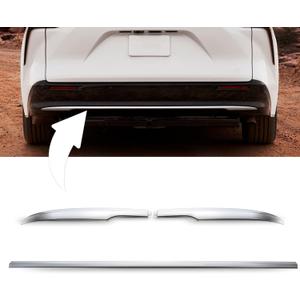 3Pcs Chrome ABS Rear Bumper Molding Trim Cover Fit for Sienna 2021 2022 2023 2024 2025 Rear Lower Bottom