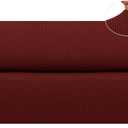 LURKA Stretch Sofa Slipcovers 1 Piece Couch Covers for 3 Cushion Couch Sofa Furniture Protector Full Sofa Covers with Elastic Bottom for Kids and Dog (Large, Dark Red)