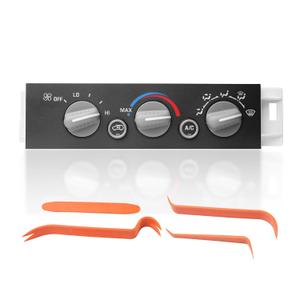 599-007 9378815 Heater A/C Control Switch Panel AC Control Module Without Rear Window Defogger Replacement for Chevy Truck GMC C1500 C2500 C3500 K1500 K2500 K3500 Truck 1996-1999