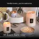 Voluspa Santal Vanille, Small Candle Jar, 5.5 oz, 50 Hour Burn Time, Coconut Wax for Clean Burning, Handcrafted in the USA (Cream)