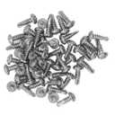 200 Pcs Self Drilling Screw M4.2x13mm 410 Stainless Steel Self Tapping Cross Round Head Drill Screws