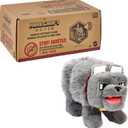 Mattel Minecraft Interactive Plush Toy with Sound & Moving Mouth, Dennis The Wolf Stuffed Animal Inspired by A Minecraft Movie