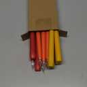 CHENGU 12 Pcs LED Taper Candles Flameless Battery Dripless Dinner Candles for Thanksgiving Day, Weddings, Church, Hanukkah, Christmas, Autumn, New Year Celebration(Red, Orange, Yellow,Taper)