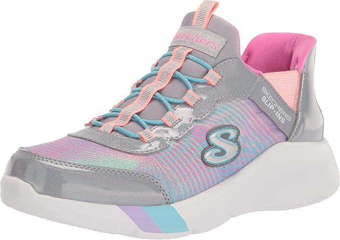 Skechers Girl's Dreamy Lites-Colorful Prism Sneaker, Size: 3 Little Kid