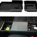 7 x JVMA Center Console Organizer (Full Size) Armrest Console Organizer for Tesla Model 3 Highland Accessories 2024 2025 2026 (US Patent) Non-Slide