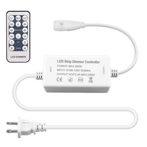 Dimmable Led Controller Only for Samsion AC 110V -120V COB Led Rope Lights Outdoor Waterproof Single Color Light, Compatible with B0CCD7K33W B0CCD6S38Z B0CCD84YLN B0CLTZHR2N (No Rope Light) 
