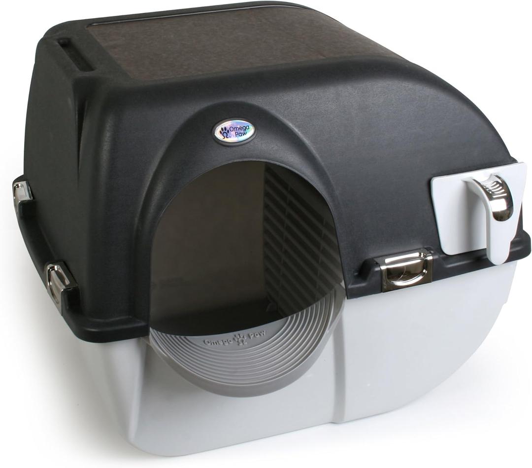 Omega Paw EL-RA15-1 Elite Roll n Clean Litter Box Regular