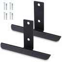 1 pc Geelin Weighted Vest Hanger Wall Mount 200 lb Heavy Duty Tactical Vest Hanger Multipurpose Steel Body Armor Plate Carrier Holder Hooks for Police Home Gym Accessories Tactical Gear Backpack(Black)