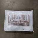 Topfinel Pinch Pleated Curtains 90 Inches Long 2 Panels Set,Natural Cream Semi Sheer Cotton Blend Fabric Aesthetic Advanced Curtain Drapes for Living Room Bedroom,40x90 inch Length