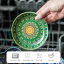 Miamolo Spoon Rest for Stove Top, Bohemian Coffee Bar, Countertop Decor | Ceramic Spoon Holder, Boho Design, Spacious Surface for Utensils, Dishwasher Safe, Farmhouse Home DCor, Housewarming Gift