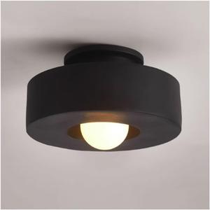 Nordic Simple Ceiling Lamp, Modern Embedded Ceiling Lamp, Porch, Corridor, Study, Round, Indoor Ceiling Light, G80 Resin Ceiling Light