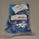 DomeStar 500PCS Fake Ice, Assorted Acrylic Glass Beads,Vase Fillers Fish Tank Decor Table Scatter Decoration (Blue)