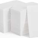 JOLLY CHEF 400 Pack Disposable Paper Napkins, Soft Bathroom Napkins Guest Disposable, 2-Ply White Paper Hand Towels for Halloween, Wedding, Thanksgiving