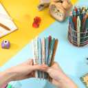 50 Pcs Motivational Awesome Attendance Pens Bulk Back to School Gifts for Student Teacher Inspirational Ballpoint Pens Retractable Employee Coworker Gifts, Office Classroom Award Supplies