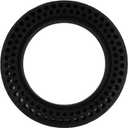 12 Inch Solid Tire 12 1/2x2 1/4 (57-203) Replacement Wheel For Electric Bike Scooter E-Bike 12.5x2.125 Puncture-Proof Rubber Tyre Black