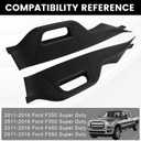 RH+LH Black A-Pillar Grab Handle Interior Trim Fits 11-16 F250 F350 F450 F550