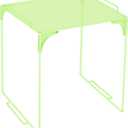 Locker Organizer Shelf Green Stackable Extra Locker Shelf Storage Cabinet Accessories for School Office Home Gym Supplies