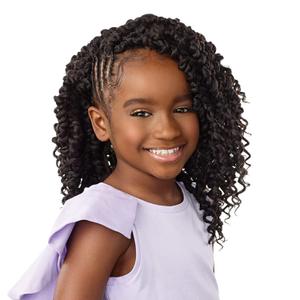 Sensationnel Crochet Braids Lulu Mini Pre-Looped 2X Passion Twist 10" (1-pack, 1B)