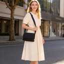 Lightweight Crossbody Bags for Women Daily/Travel, Quilted Puffy Purse with Adjustable Strap, Shoulder Handbags