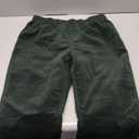 SeekMe Women's Corduroy Pants Barrel Mid-Rise Elastic Waist Cord Pants Casual Wide Leg Baggy Trouser with Pockets Large