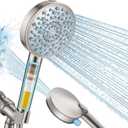 Cobbe Filtered Shower Head with Handheld, High Pressure 7-mode Showerhead with Filters for Hard Water - Remove Chlorine - Reduces Dry Itchy Skin, Patented Paddle Shift Design, Brushed Nickel