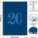 2026 Planner, Weekly and Monthly Calender Planner, Jan 2026 to Dec 2026, Hardcover 2026 Calendar Book with Tabs & Inner Pocket, Office Home School Supplies for Women & Men - A4 (8.5" x 11"), Navy Blue