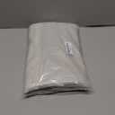 ANRODUO Boho Farmhouse Cream Polyester Textured Fabric Shower Curtain Set - 72"x84" with 12 Metal Hooks, Waterproof & Heavy Duty Polyester, Button Hole Design, Machine Washable for Bathroom