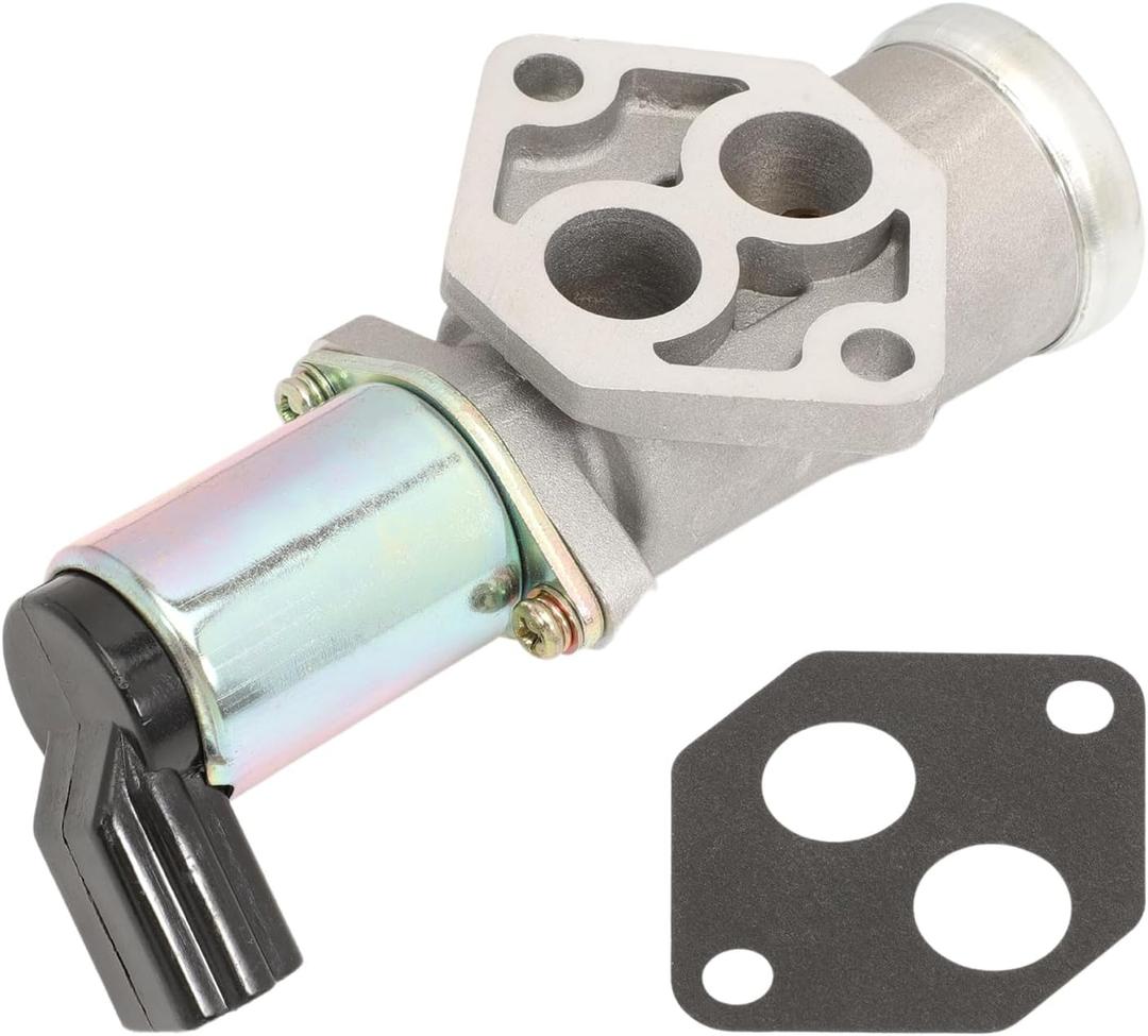 IAC Fuel Injection Idle Air Control Valve for Ranger 1990-1994, Aerostar 1990-1995, F-150 1987-1991, F-250 1986-1993, Navajo 1991-1994, Replace AC23, 17119297, E7TZ-9F715-A, E7TE-9F715-FA