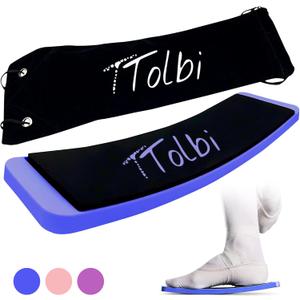 Premium Turn Board for Dancers & Skaters  Improve Turning, Balance & Spins Technique | Ballet, Ice Skating & Dance Training Equipment (Blue)