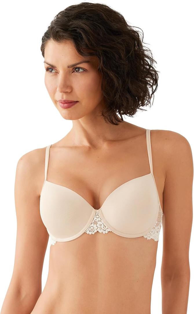 Wacoal Women's Petite Embrace Lace Push Up Bra (34B, Natural Nude)