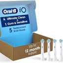 Oral-B iO Ultimate Clean Replacement Brush Heads, 4 Count