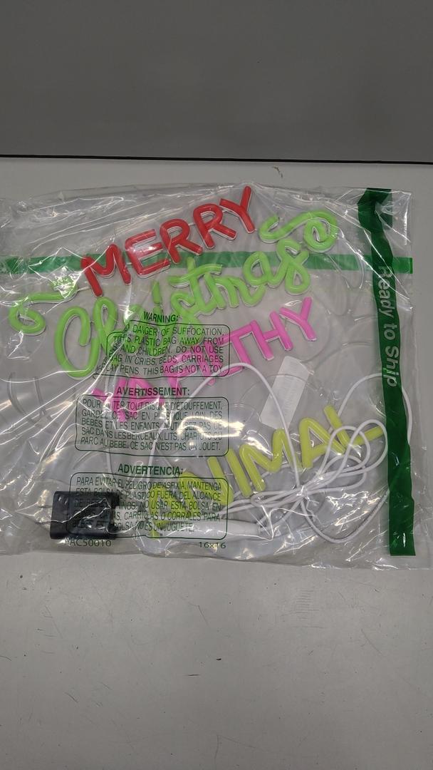 Merry Christmas Neon Sign Christmas Ya Filthy Animal Neon Light for Wall Decor,Neon Lights