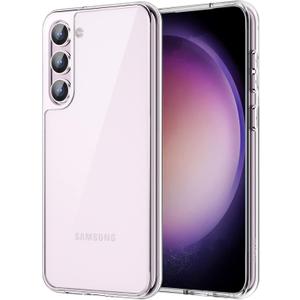 JETech Case for Samsung Galaxy S23+ / S23 Plus 5G 6.6-Inch, Non-Yellowing Shockproof Bumper Protective Phone Cover, Anti-Scratch Hard PC Back (Clear)