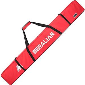 MERALIAN Padded Ski Bag,Waterproof Full Padded Single Ski Travel Bag with Adjustable Shoulder Strap.