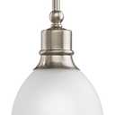 Progress Lighting P5078-09 Madison Pendants, 7-1/2-Inch Diameter x 8-Inch Height, Brushed Nickel