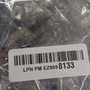 Vintage Desk Makeup Mirror, 12" L x 7.9" W Antique Gold Vanity Table Mirror, Metal Framed Rectangular Small Standing Mirrors with Beaded, 360 Adjustable Rotation for Tabletop, Bedroom