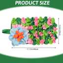 Rabbit Foraging Mat, 18"x10" Snuffle Feeding Mat for Rabbits Guinea Pigs Chinchillas, Pet Feed Game Slow Eat for Small Animals Interactive Puzzle Feed Mat, Washable,Fun Design
