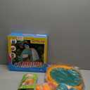 Qtioucp Kids Camping Set Pop Up Play Tent & Space Projector Flashlight- Outdoor Campfire Toy for Toddlers Kids - Pretend Play Camp Gear Tools for Birthday Christmas