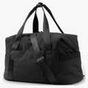 BAGSMART Gym Bag for Women, Carry on Weekender Overnight Bag, Travel Duffel Bags with Trolley Sleeve, Personal Item Travel Bag Tote Bag Workout Dance Bag(Black,Medium)