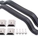NewYall Pair Black Front Interior Door Handle Pull Strap Kit for Jeep Wrangler YJ 1987-1995 Beige Left Driver and Right Passenger Side 55009801K